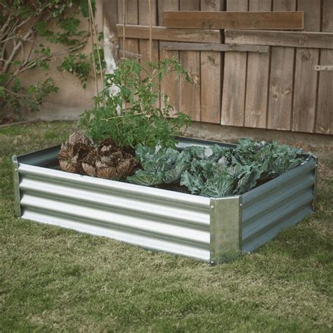 box planters courgated metal|corrugated metal raised garden beds.